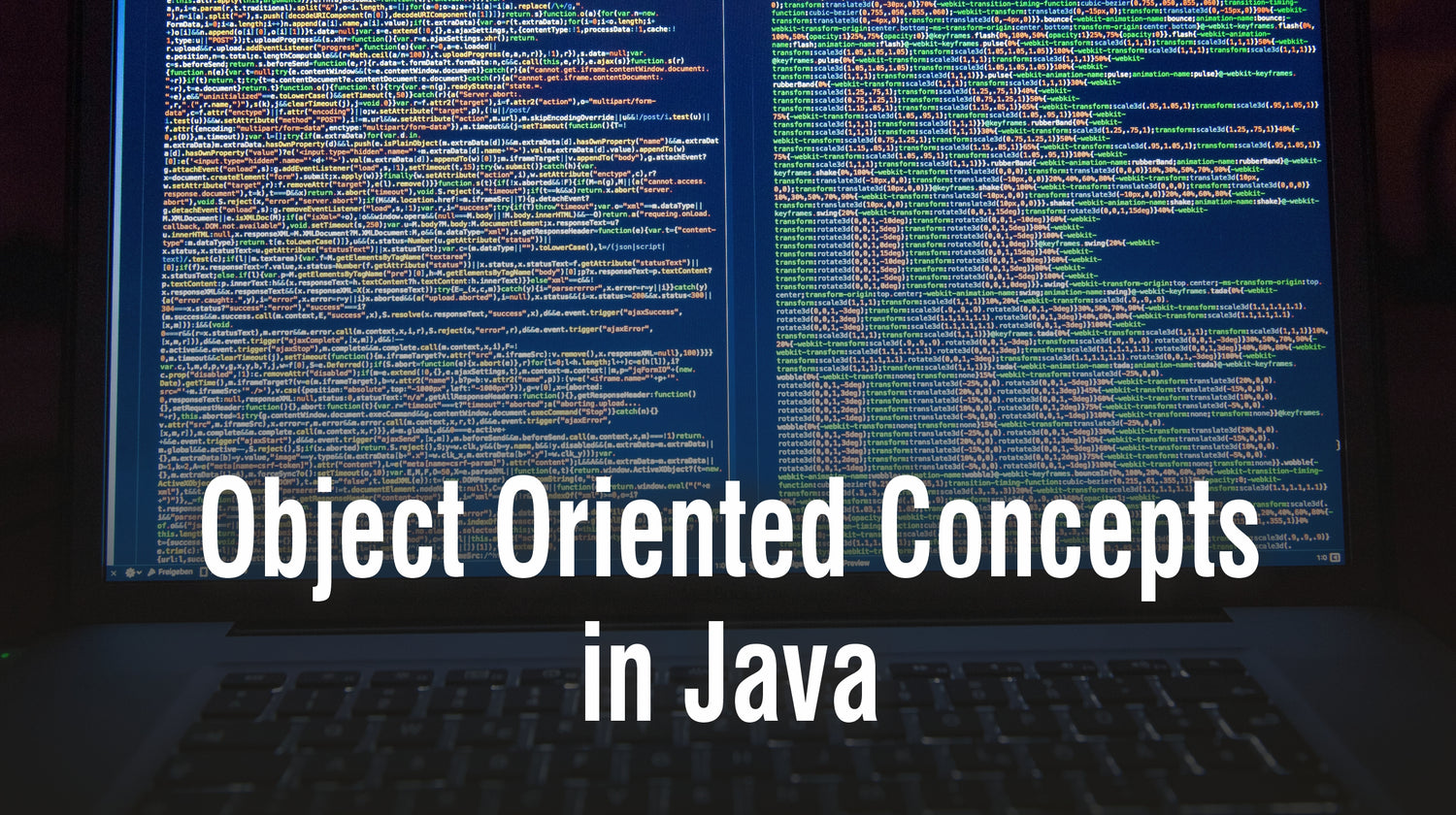 Object Oriented Concepts in Java