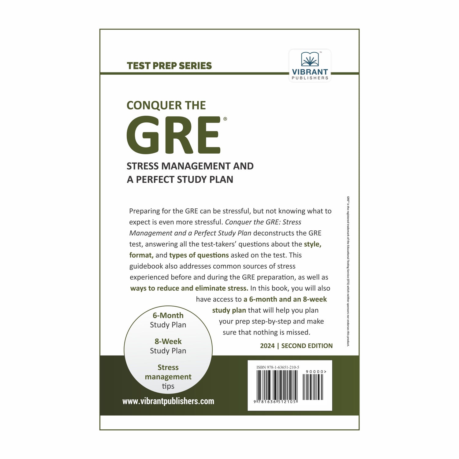 Conquer the GRE®: Stress Management and a Perfect Study Plan (2024 Edition)