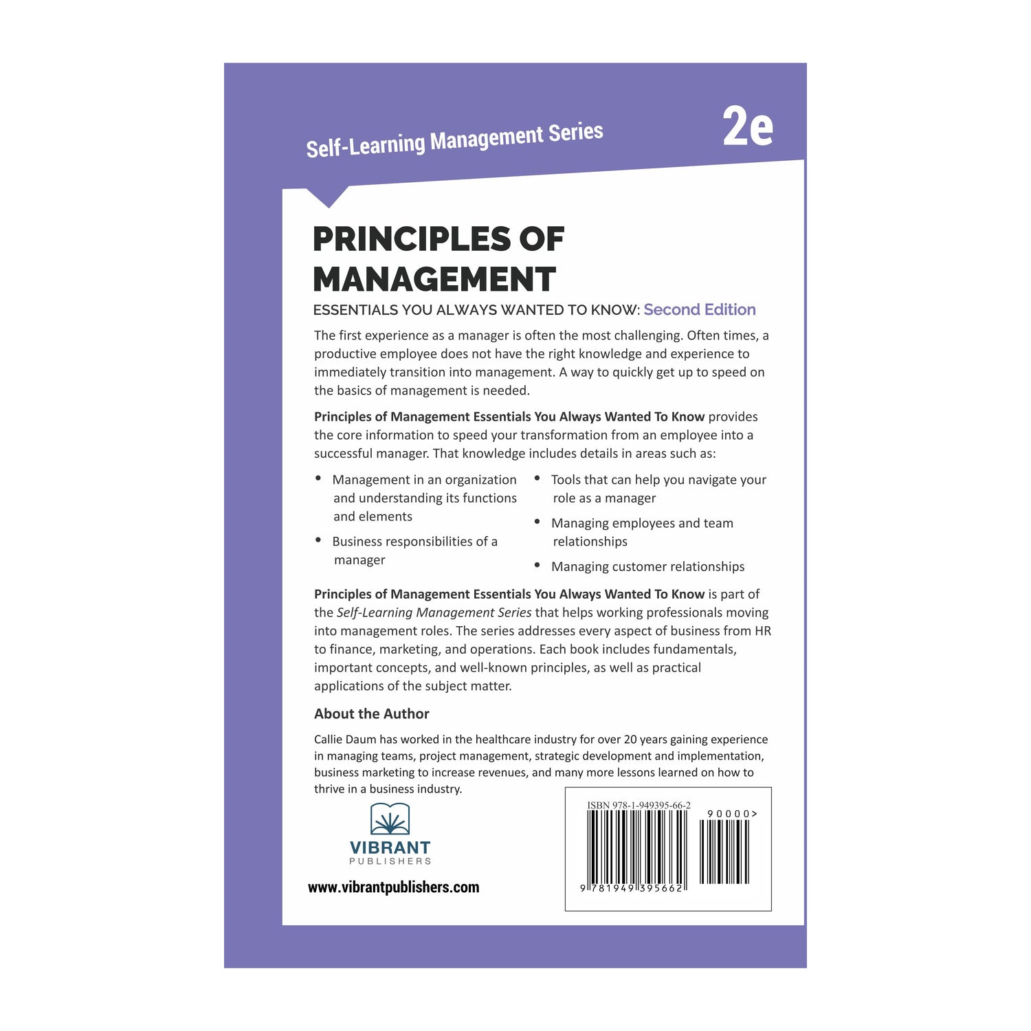Principles of Management Essentials You Always Wanted To Know (2nd Edition)